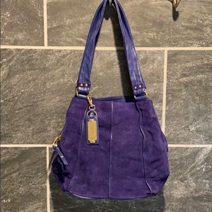 Brand new without tags Double strap Suede Purse